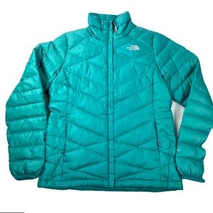 The North Face Womens 550 Down Jacket Size Small teal